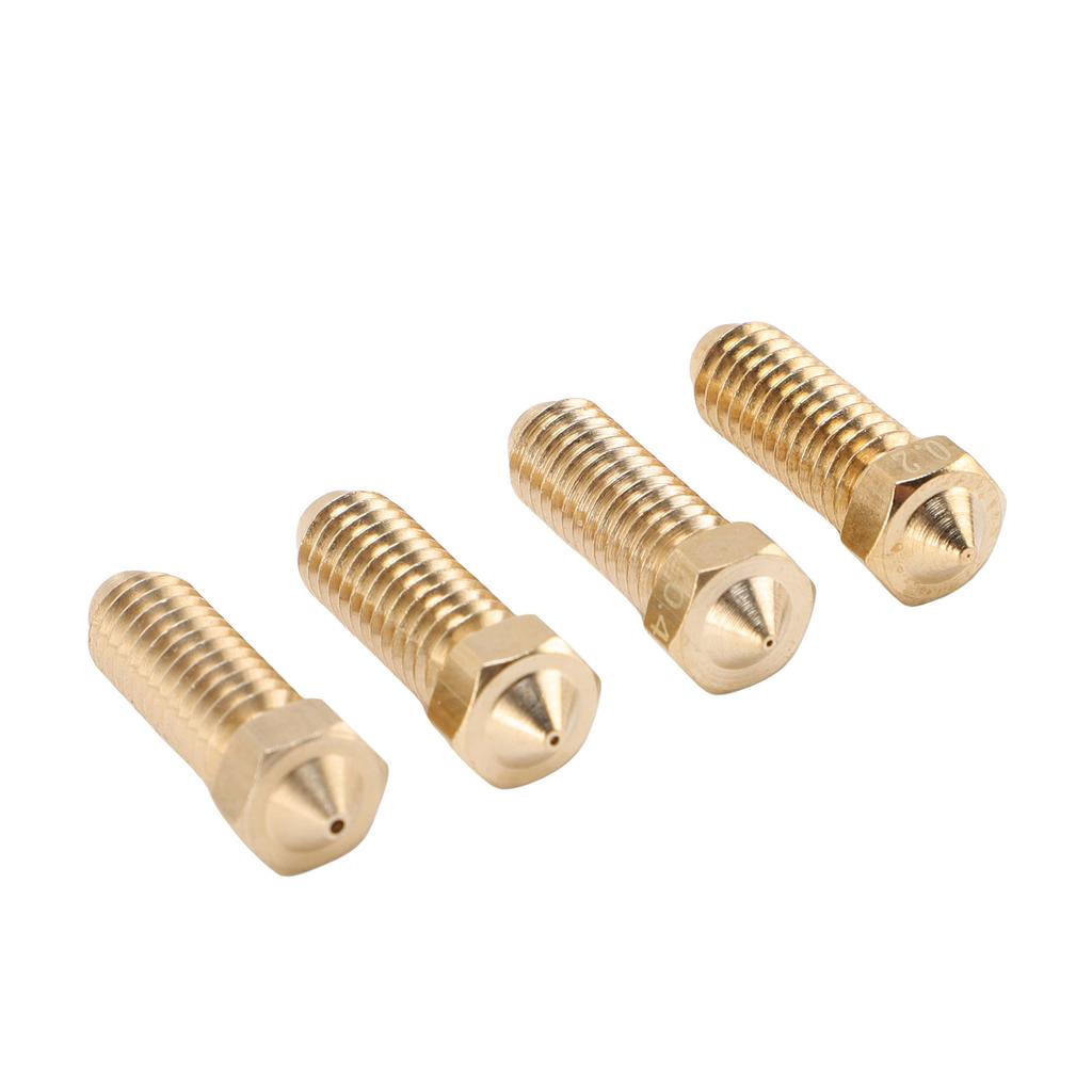 40Pcs 3D Printer Nozzle Set Replacement for Kobra S1 3 Combo Combo Pro 0.2 0.4 0.6 0.8mm Brass Nozzle Set