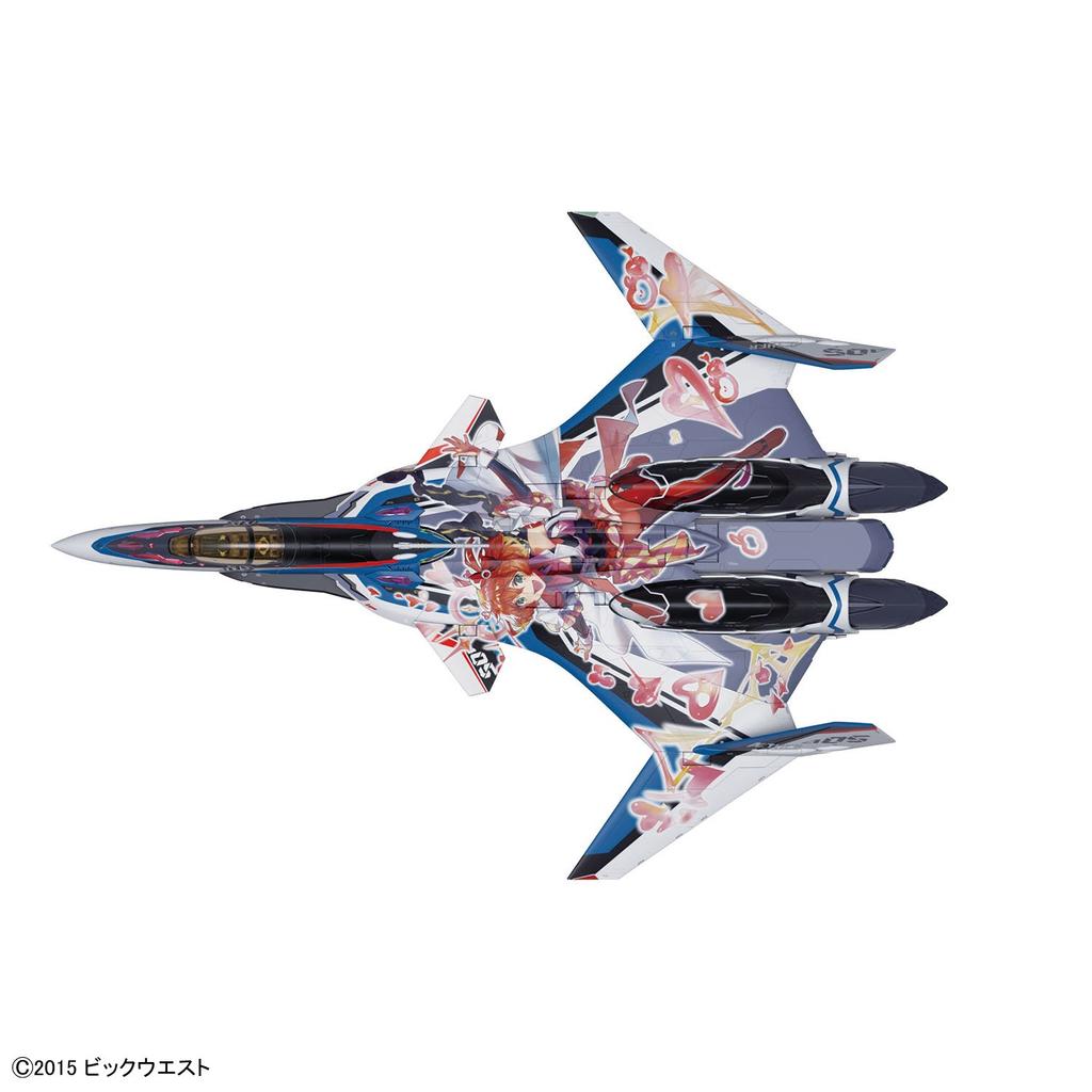 Macross Delta Kai Siegfried Deculture Scale Plastic Model VF-31J (Hayate Immelmann's) Ver. 1/72