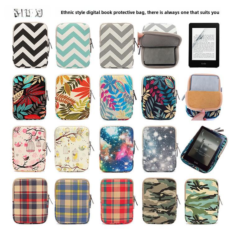 6" Ethnischer Stil E-Reader Schutzhülle für Kpw2/3/4 Vertikales Tablet