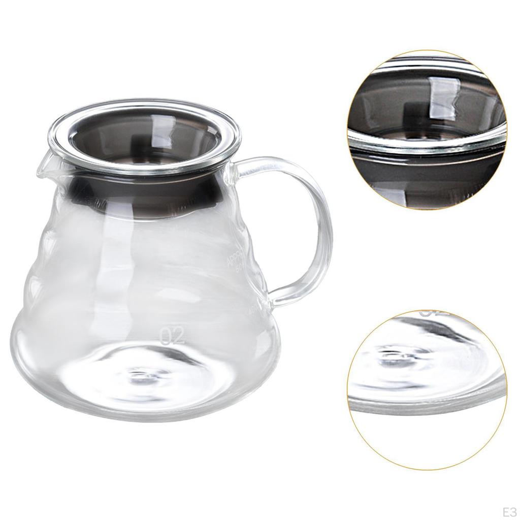 Clear Coffee Pot Creative Glass Carafe for Kitchen Lovers Gift 300ml