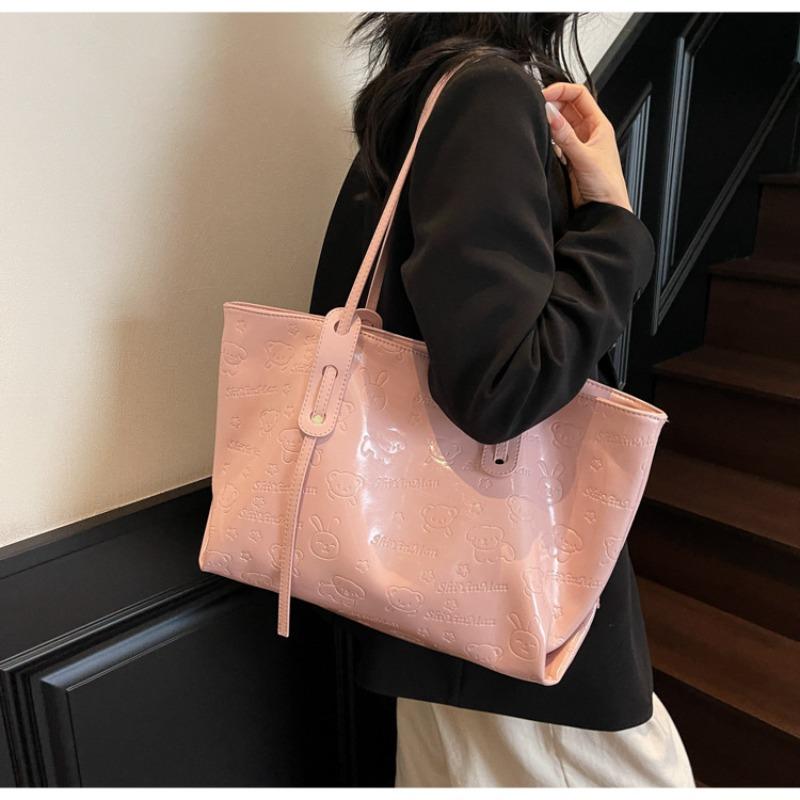 Large Capacity Bag Women's Spring and Summer New Fashion Shoulder Bag Trendy Hand Satchel Tote Bag
