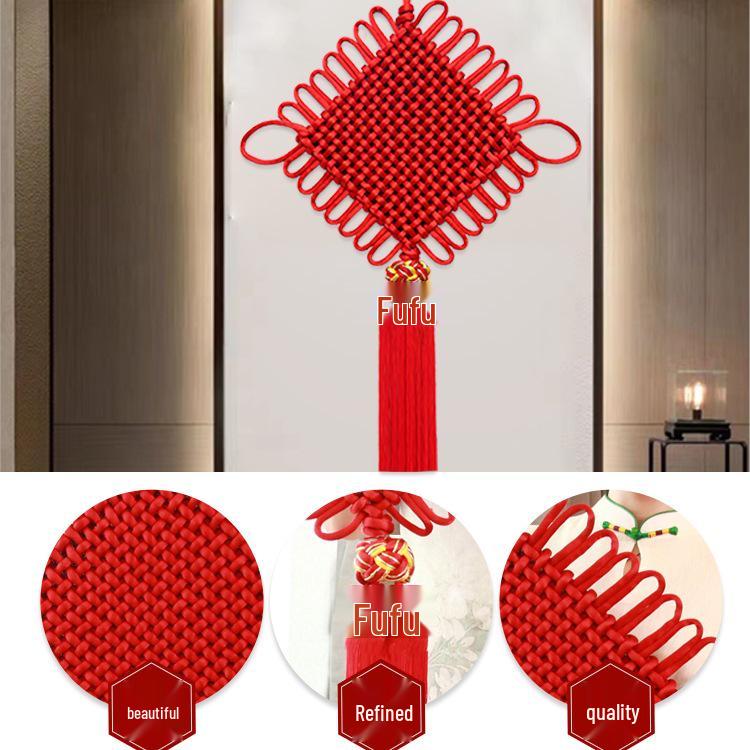 Chinese Knot Red Pendant - Spring Festival Living Room & Entrance Decoration