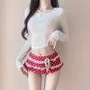 Costume da Bagno Bikini a Tre Pezzi 'Dopamine Girl' con Stampa Ciliegie