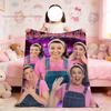 Miss MS R-Rachel Blanket For Soft Throw Blanket for Picnic Bed Sofa Home Bedroom Cozy Warm Comfortable