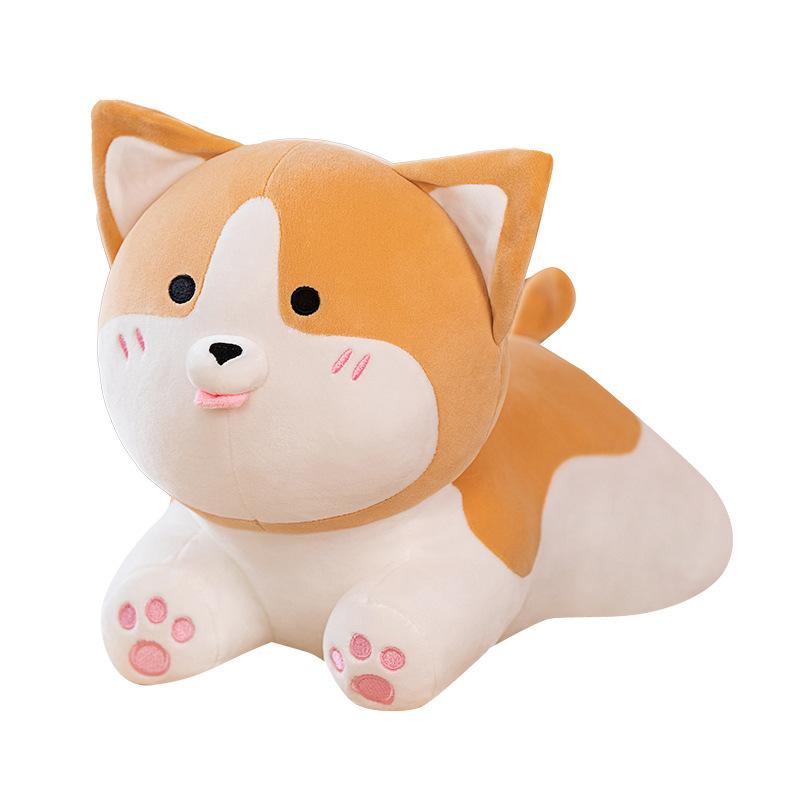 Cute Party Shiba Inu Rag Doll Soft Cute Corgi Doll Plush Toy Girl Doll Sleeping Big Throw Pillow