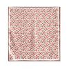 Womens 100% Mulberry Silk Scarf Small Rose Print Square Neckerchief Fresh Sweet Style