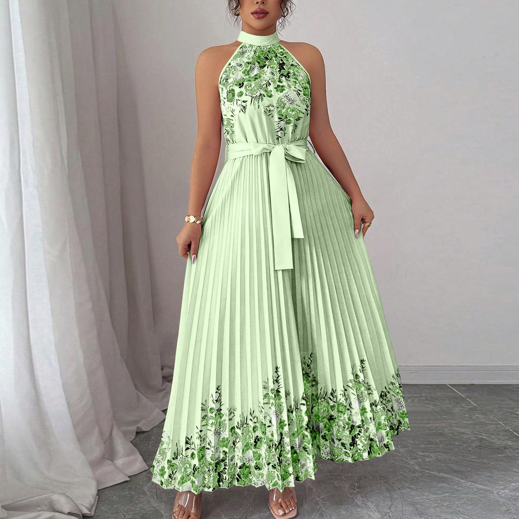 Women's Casual Fashion Sleeveless Retro Retro Dress