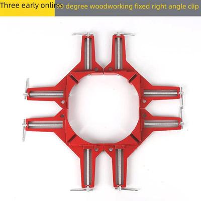 Handmade 90° Aluminum Alloy Right Angle Clamp for Glass Fish Tanks, Photo Frames, and Woodworking