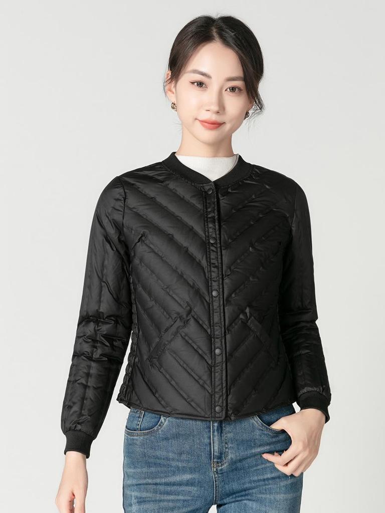 Damen Slim Fit Leichte Daunenjacke - Warme Winter Basisschicht und Oberbekleidung
