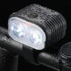 Dual-Beam Bicycle Headlight with Horn,Super Bright LED,High/Low Beam,6 Modes,USB Rechargeable,Waterproof,Safety Light for Night Riding,Road,Mountain