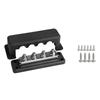 Heavy Duty 600A Bus Bar Power Distribution Block Busbar Box (3/8") Terminals Studs Module Design 48V