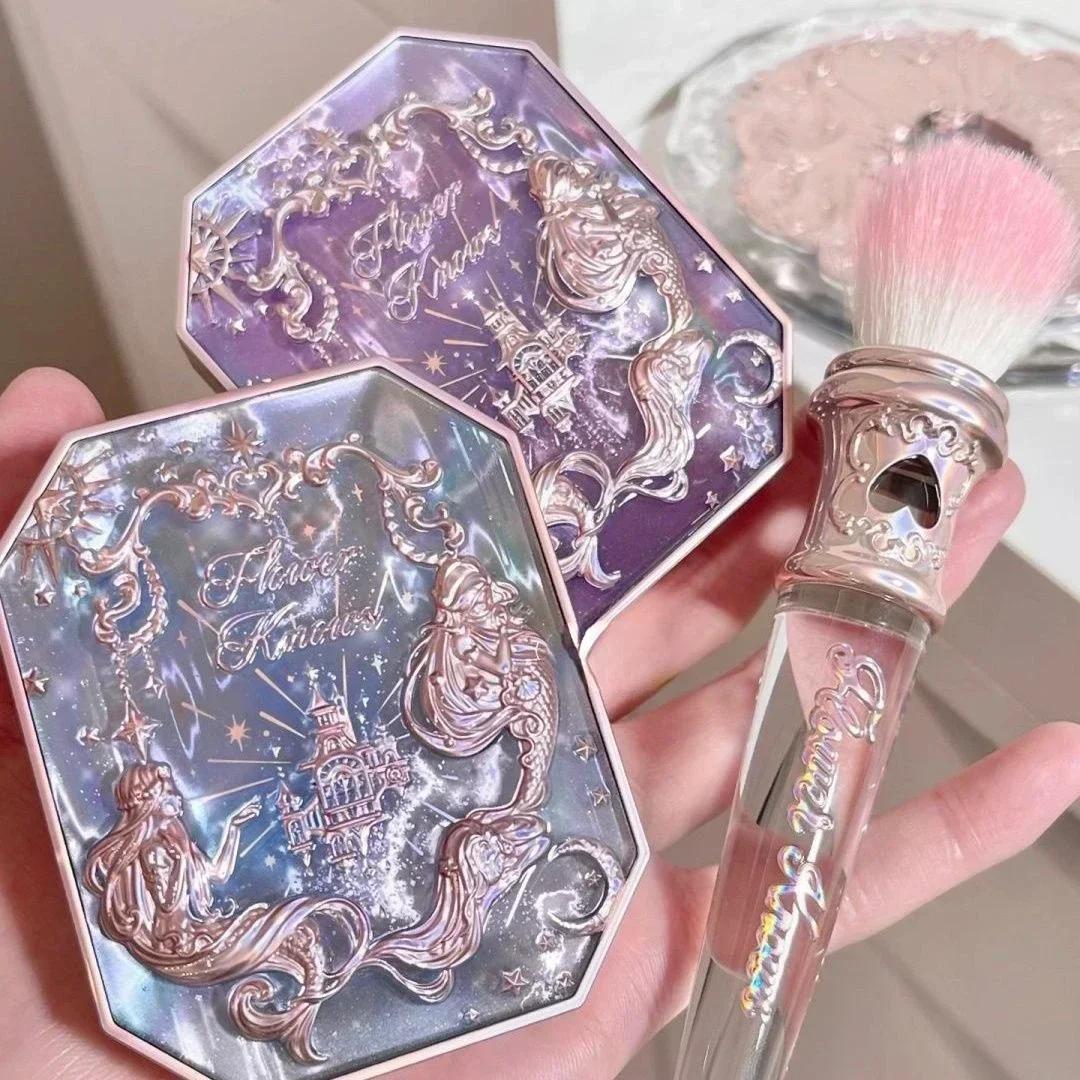 

Палитра румян Flower Knows Moonlight Mermaid Gradient Blush Palette Стойкие матовые натуральные осветляющие многоцветные румяна для макияжа