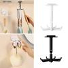 Multipurpose Plastic Swivel Hook with 7 Arms Plastic 360 Degree Rotating Bathroom Towel Hook Kitchen Tool Organiser