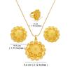 Anniyo Ethiopian Jewelry sets Necklace Earrings Ring Eritrean African Traditional Cultural Ornaments Ethnic Bridal  #314106B