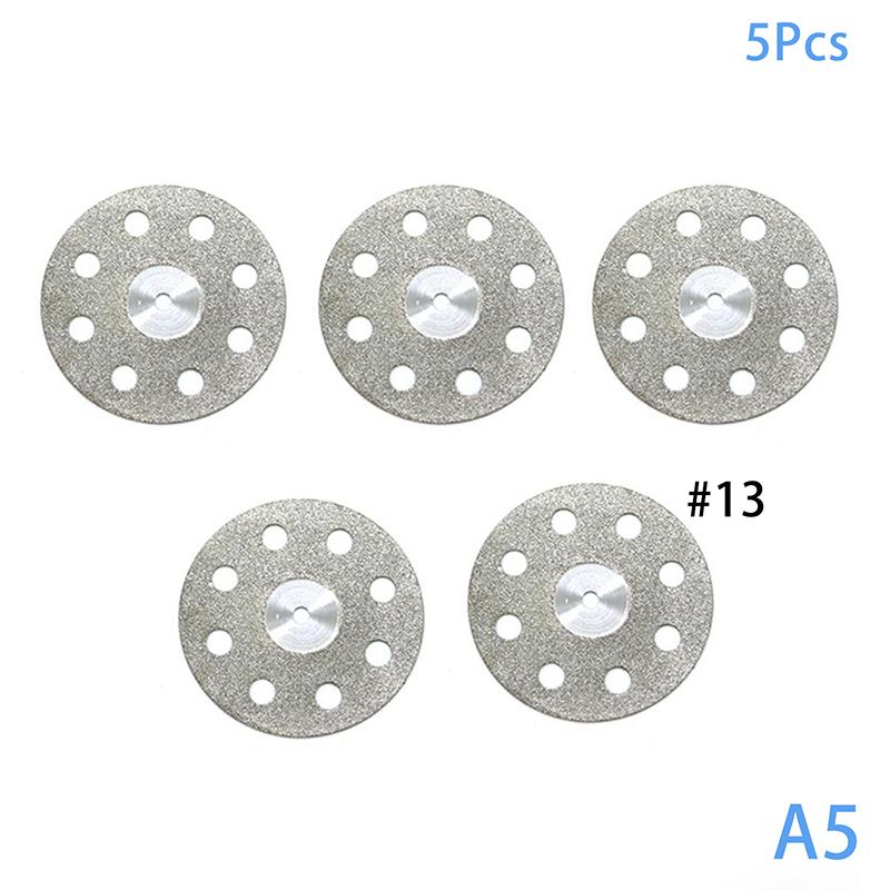 5 Adet Diş Elmas Disk Diskler 220*0.20mm Ultra İnce Çift Taraflı Kumlu Kesme Diski Alet Kalınlığı Diş Aletleri Laboratuvar 9 Boyut