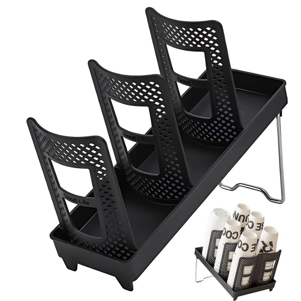 [Recommended by Coffee Specialty Stores] Modest Joy Cup Holder, Paper Cup Holder, Cup Dispenser, Cup Stand, Glass Rack for Coffee Cups, Stylish,
