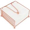 CentraLit Serviettenhalter für Esstisch - mit beschwertem Arm - Moderner Taschentuch-Organizer Taschentuchrollenhalter für Küche,