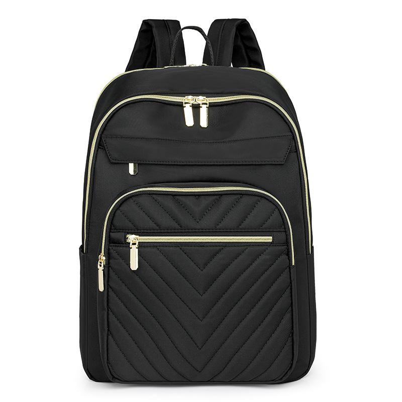 New Business Commuter Backpack Student Daily Backpack Bag Large Capacity Notebook Backpack чёрный