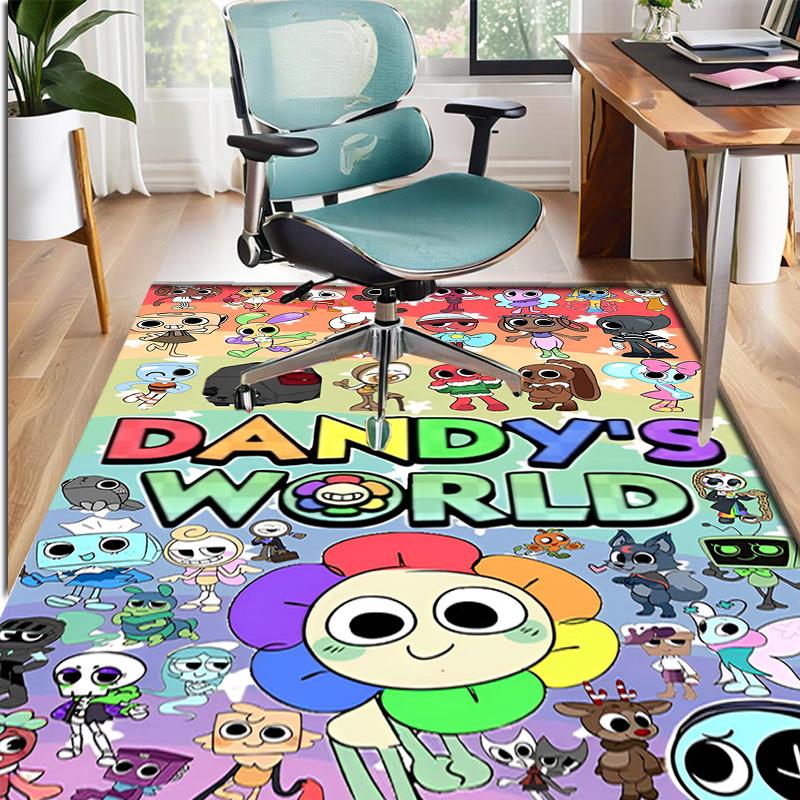 Dandy's World Pattern Rug, Indoor/Outdoor Mat, for Picnic, Gameroom, Bedroom, Office, Living Room, Home Decor Carpet, Birthday Gift