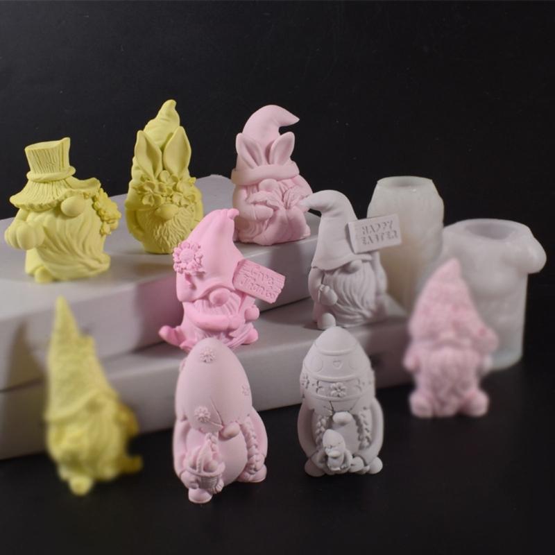 Multifuntional Dwarf Silicone Mold Resin Crafting Mold Handmade Supplies for Crafting Candle and Decorative Creation