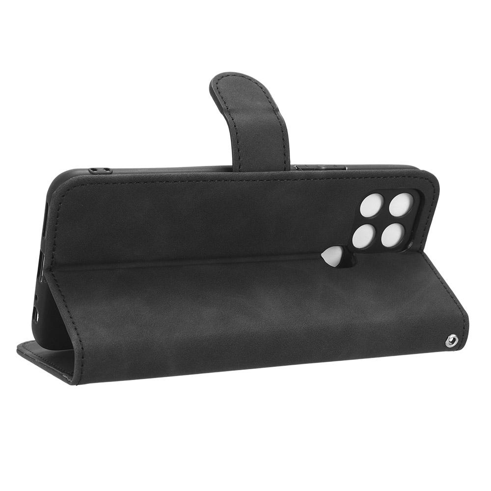 For Infinix Smart 6 Skin-Touch Feeling PU Leather Phone Case Stand Flip Wallet Cover