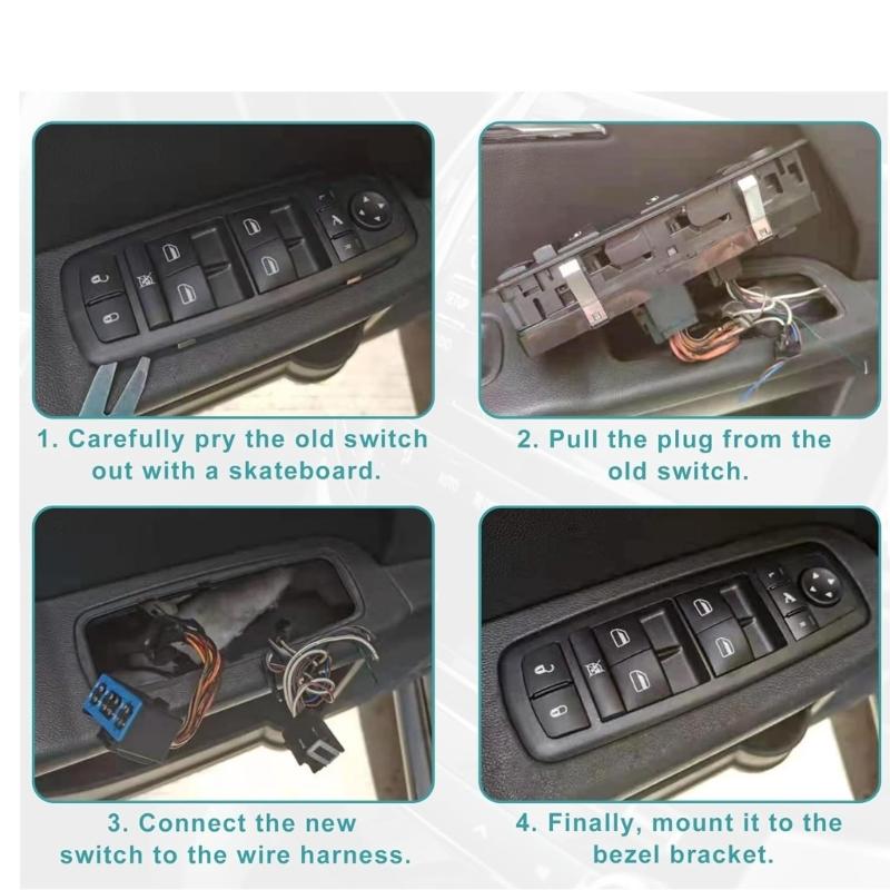 Automotive Accessories Car Power Window Switches 61318381509 Replacement Window Regulator Switches for E46 323Ci 325Ci 99-06