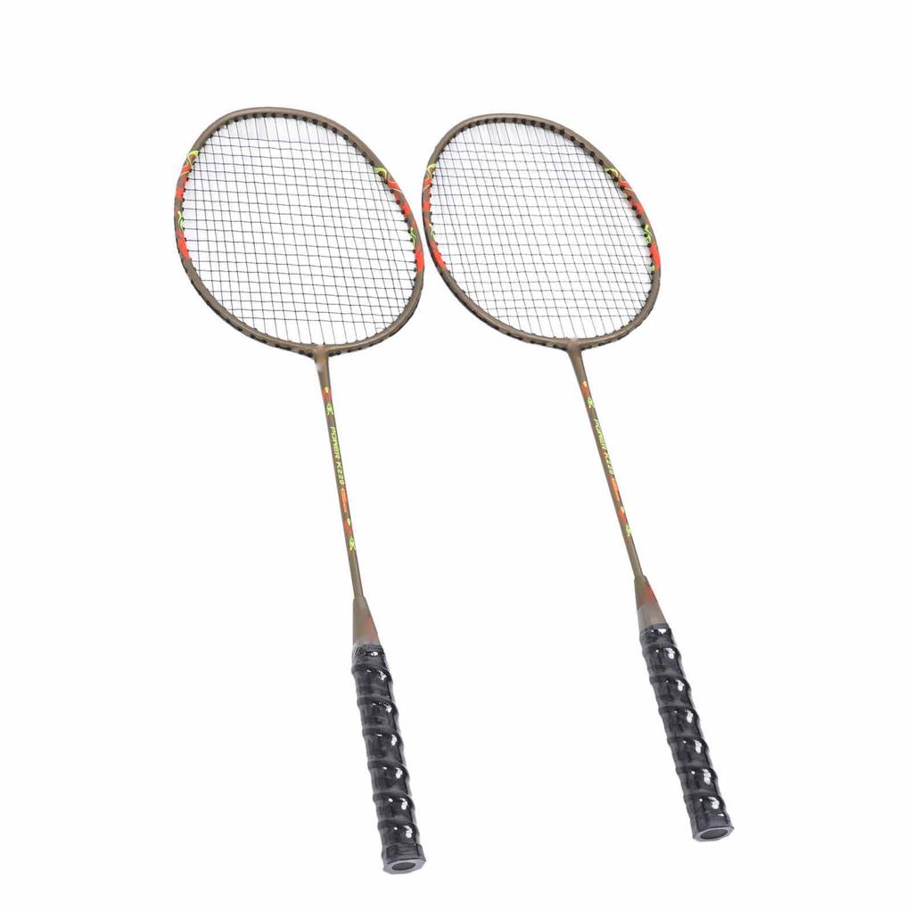 Sportovní badmintonové rakety Lehké badmintonové rakety Sada Venkovní hry na zahradě pro trénink Zábava Zlatá
