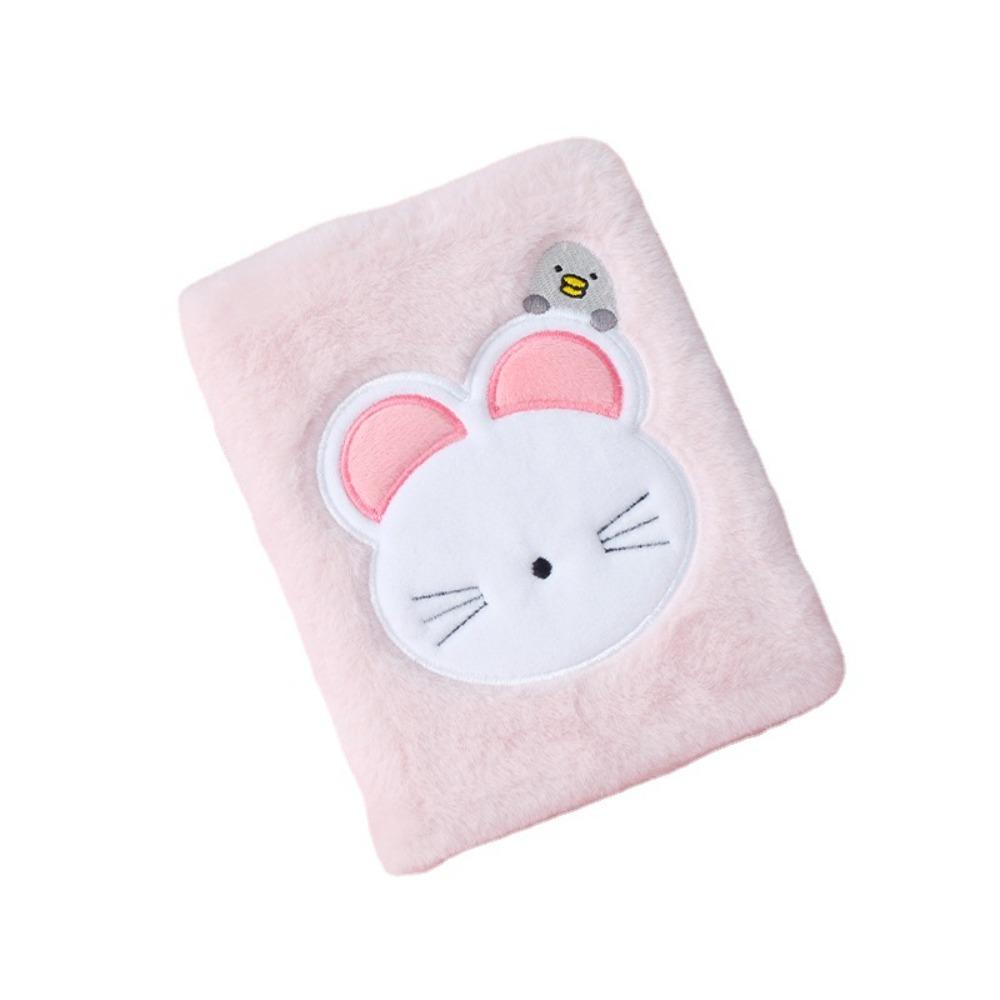 Unique Plush Embroidered Notebook Cute Plush Notepad Creative Personalized Notepad Girls