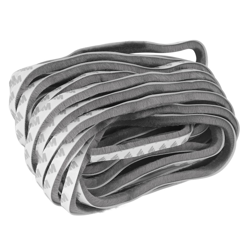 Self Adhesive Seal Strip Weatherstrip Window Doors Soundproofing Windproof Dustproof Gray 9x9mm