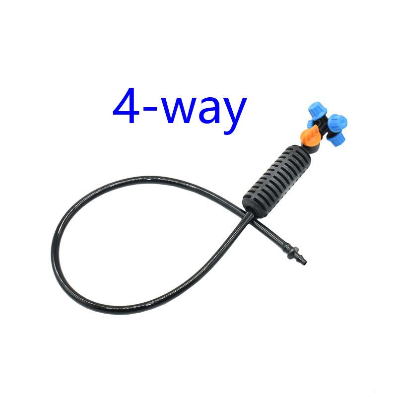 Hanging anti drip misting nozzle cross Atomizing nozzle fog WATER SPRAY To greenhouse Drip irrigation 1set