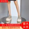 New Little White Shoes Women's Platform Heightening Muffin Shoes Casual Single Shoes At Any Time Versatile Dopamine Women's Shoes