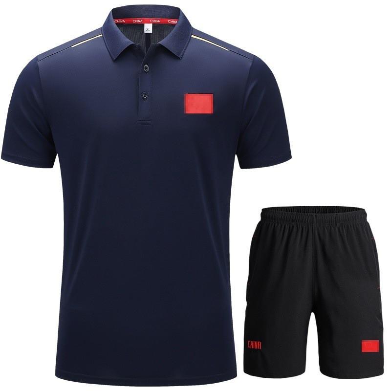 Quick-Dry Breathable Polo Shirt Shorts Set Swimming Coaches Kids Team Uniform Sportswear