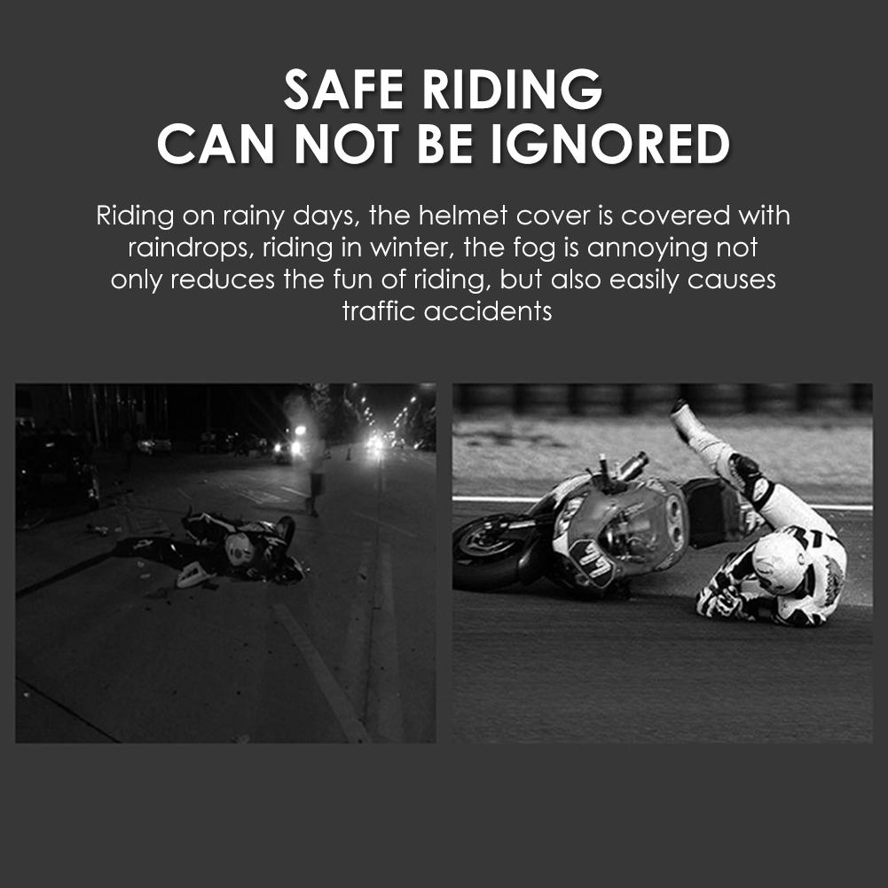 Anti Fog Film for Motorcycle Helmet Visor Nano Coating PET Practical Multi-functional Durable Classic Fog Resistant Film