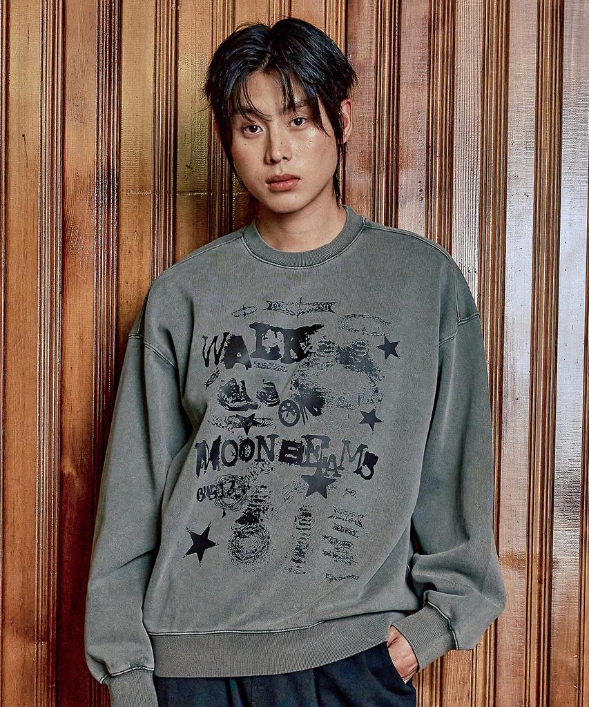 WILDROCK Moonwalk Pigment Oversized Sweatshirt_5 Col