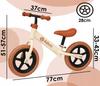 [PACZB] Allvo 12" Children's Balance Bike Beige ALV-U896N