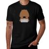 Npm Wombat i Laptop (Biały) T-shirt Codzienny Luźny Do Noszenia na Co Dzień T-shirt