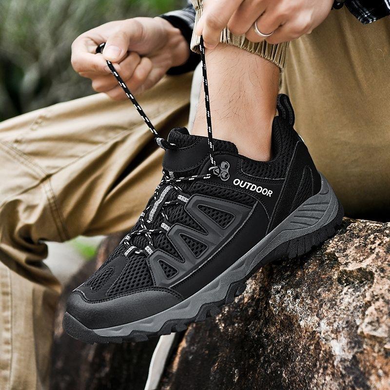 Non-slip New Hiking Wear-resistant Mesh Deodorant Waterproof Hiking Shoes Travel Outdoor