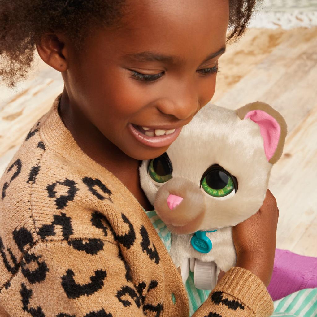 HASBRO FurReal Chodící kotě (Světle hnědá), interaktivní mazlíček, který reaguje na hlas a zvuk, pro děti od 4 let, F8132, originální produkt