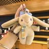 Accessories Creative Gifts Cartoon Long Eared Rabbit Keychain Pendant Plush Doll Cute Schoolbag Pendant Couple Key Chains