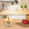 1 Set Barattolo Zucchero con Cucchiaino Vetro Trasparente Ermetico Contenitore Condimenti Contenitore Spezie Cucina Barattolo Spezie Decorativo Cucchiaino Caffè
