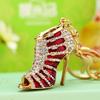High Glamorous Heel Shoe Keychain Premium Metal Keyring Great For Holiday And Party Favors