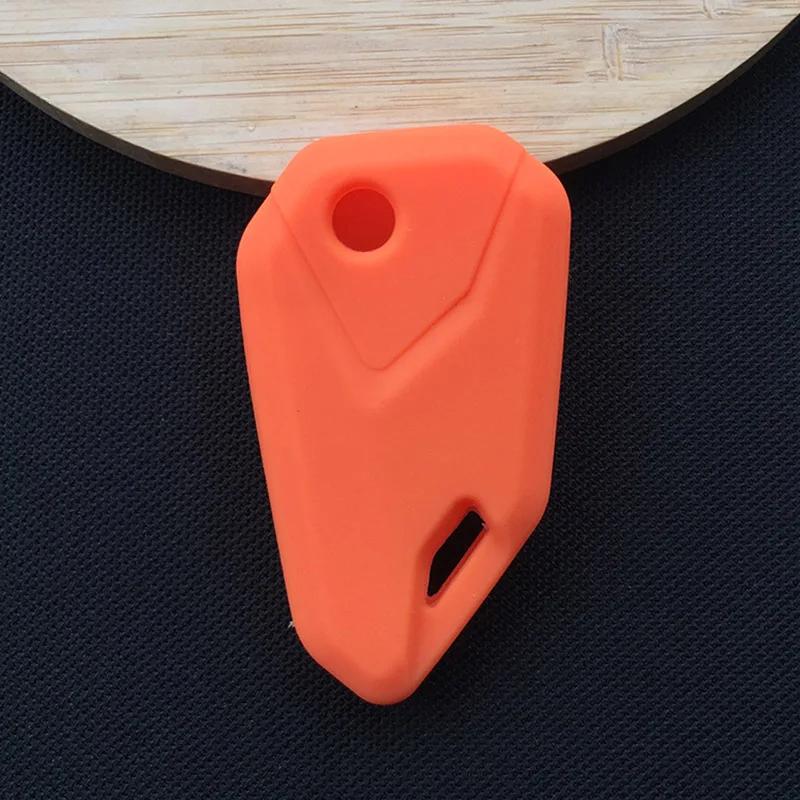 

silicone Motorcycle key cover case shell For Kawasaki for BMW for Yamaha for Suzuki F800 ZX6R key помаранчевий