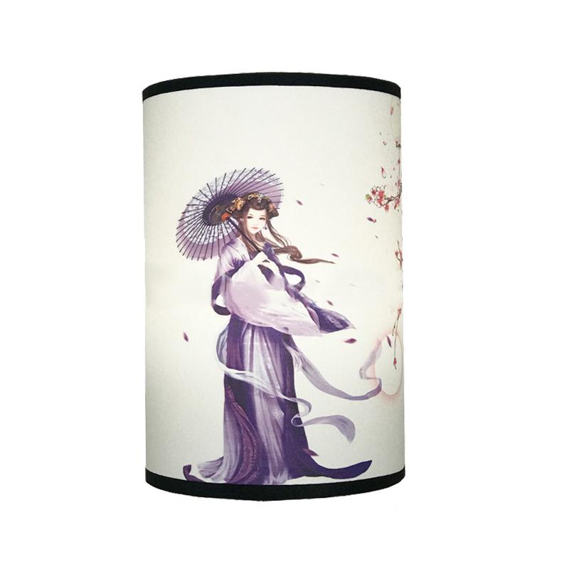 Tischlampenschirm im antiken chinesischen Stil, Retro-Lampenschirm mit Blumen- und Vogelmotiv, Deckenleuchte, Esszimmer-Kronleuchter, Homestay-Hotel-Lampenschirm