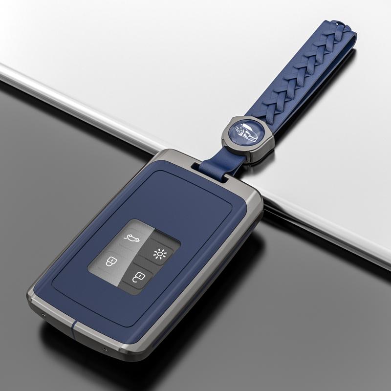 Pouzdro na klíček ze slitiny zinku na auto pro Renault Captur Megane Talisman Espace Clio Zoe Koleos Scenic 4 Arkana Dacia Sandero