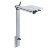 Removable Table Leg Aluminum Alloy White 360 Degree Rotation Detachable Telescopic Table Leg for Yachts RV Motorhome