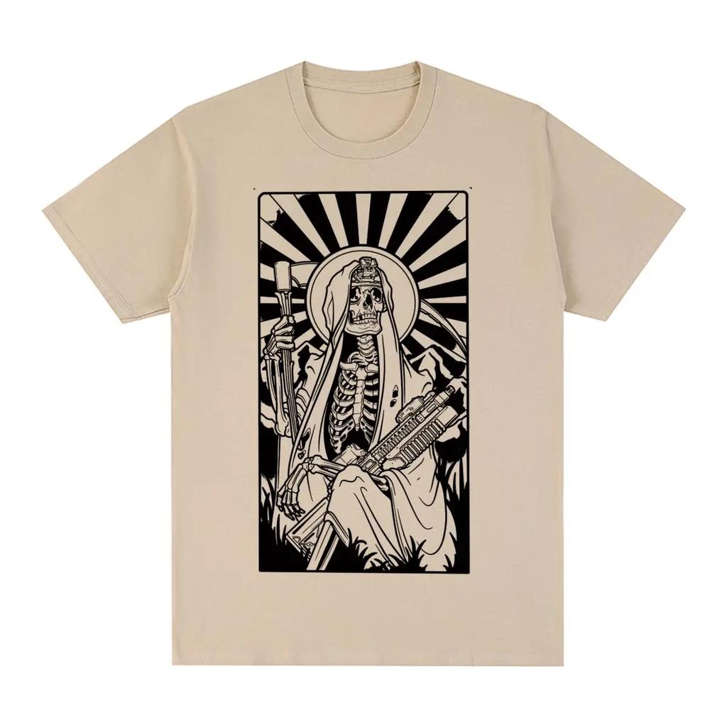 Forward Observations Group Vintage T-shirt Skeleton GBRS Retro Graphic Cotton T shirt Tee Tshirt WoTops