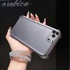Case for iPhone 18ProMax 18Pro 17 ProMax Pro Metallic Airbag Case with 4-Corner Shock Absorbers Cover