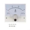 Compact Ammeter Analog Amp Meter Gauge Rectangle Panel Meter Current Tester 1A/2A/30A/50A/100A/100ma for Industrial