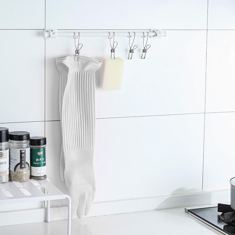 Stainless Steel Storage Small Clip Hook Bathroom Multifunctional Clothes Windproof Drying Rack Household Storage Clothespin