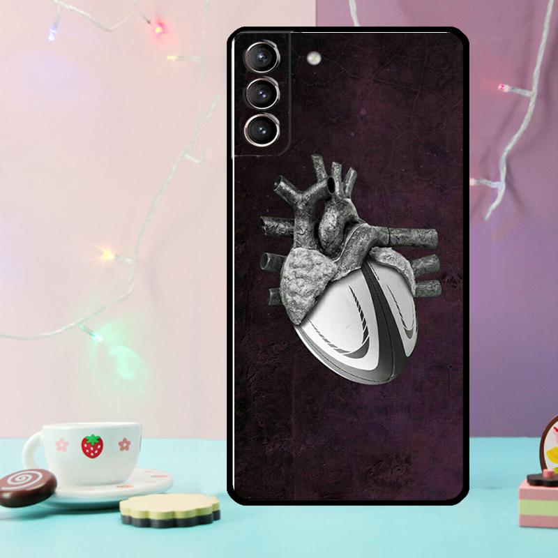 

Rugby Football Sport Phone Case For Samsung Galaxy S25 Ultra S20 S21 S22 S23 Plus S9 S10 S25 FE S24 Ultra Cover Galaxy S22 Plus